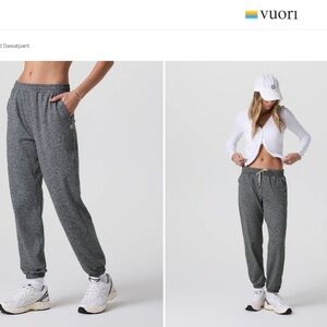 Vuori heather gray boyfriend sweatpant size XL- $68 Excellent Condition